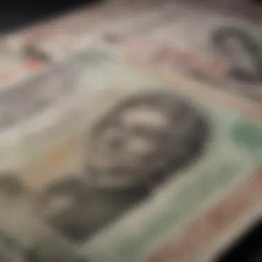 The Evolution of Ireland's Currency Historical currency notes of Ireland showcasing the evolution of its monetary system