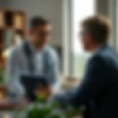 Consulting with an Estate Planning Professional An individual consulting with an estate planning attorney