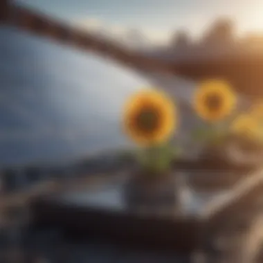 Economic Advantages of Solar Energy A thriving solar energy market showing economic growth
