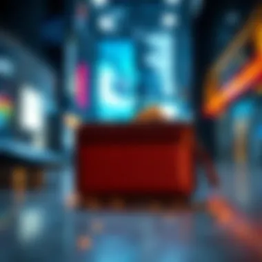 The Future of Virtual Wallets Futuristic depiction of the evolution of virtual payment systems