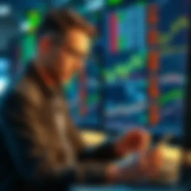Evaluating Stock Performance Investor reviewing stock performance data