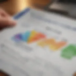 Chart illustrating credit score ranges and their impact on mortgage eligibility