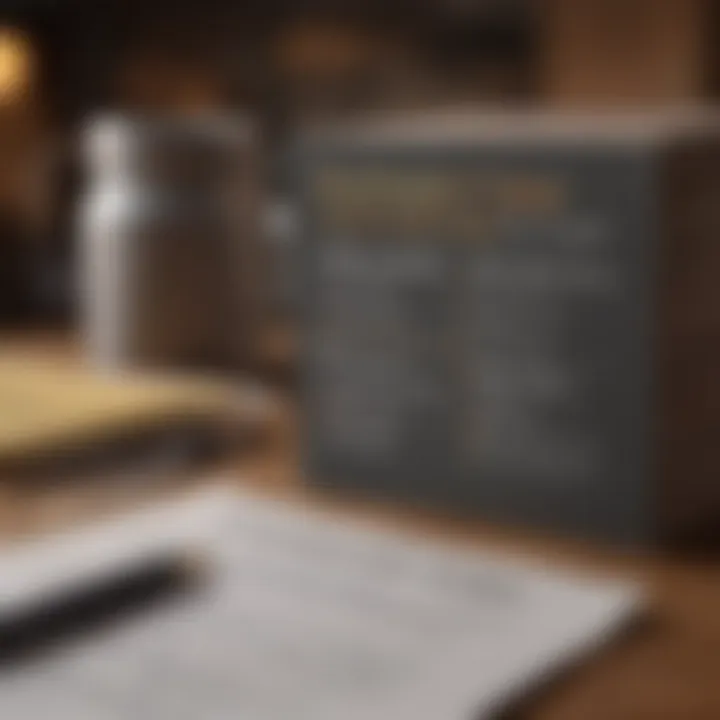 A checklist for tax return requirements