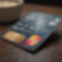 Credit card being used for online transactions