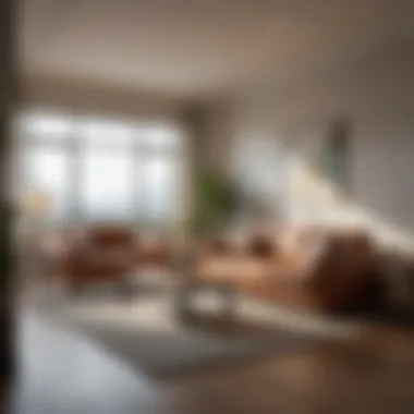 Home Comfort: A Symbol of Stability A serene living room symbolizing comfort and stability