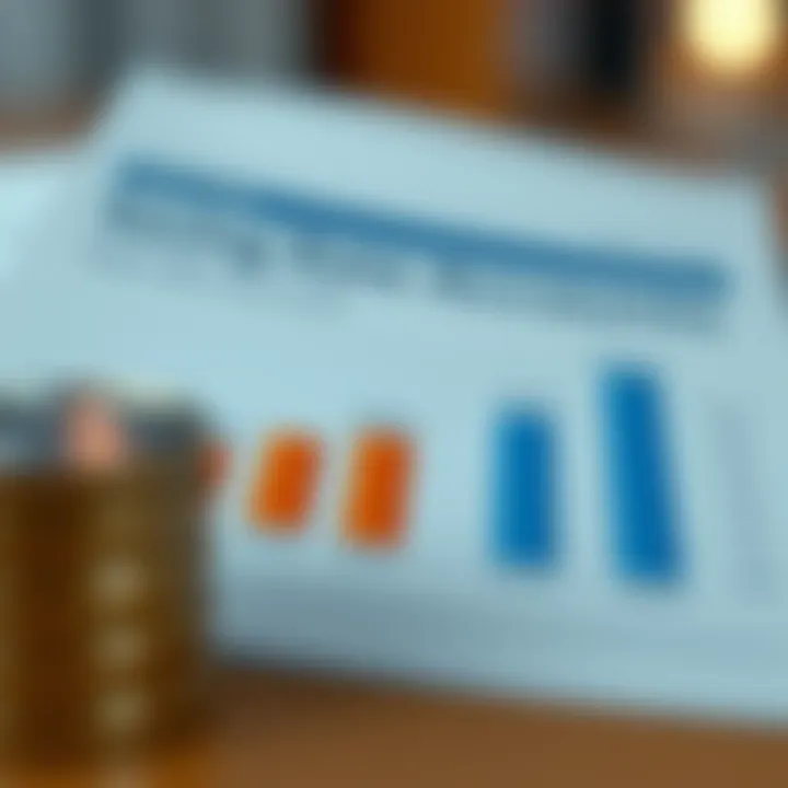 Graph comparing interest rates of savings accounts