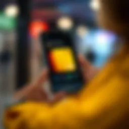 Smartphone displaying the Shell Card App interface