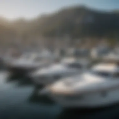 A serene marina with boats docked