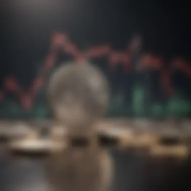 Currency Value Fluctuations Graph showing currency value fluctuations over time