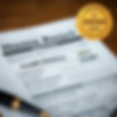 Understanding Credit History in Home Loans A detailed view of a credit report highlighting key factors.