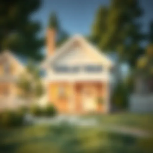 Conceptual representation of sales tax in real estate