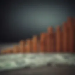 Graph illustrating the relationship between US national debt and interest rates over time