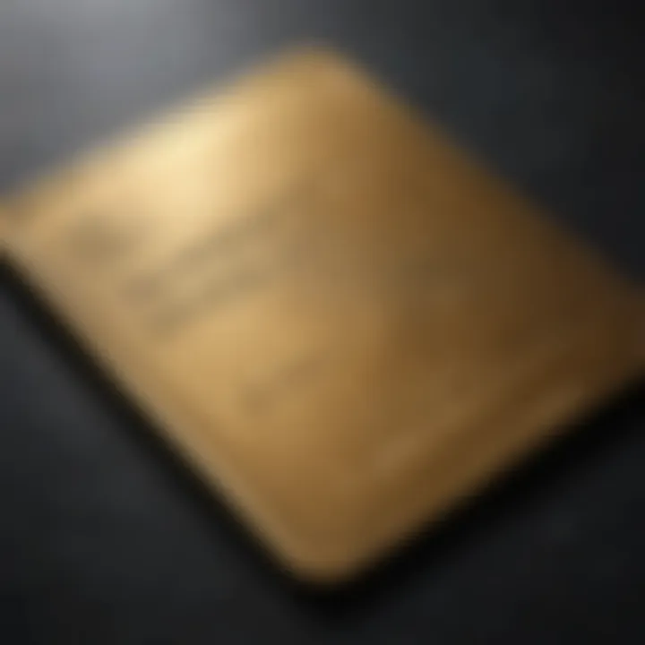 An overview of the Gold American Express card