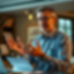 A financial advisor explaining benefits of federal credit unions