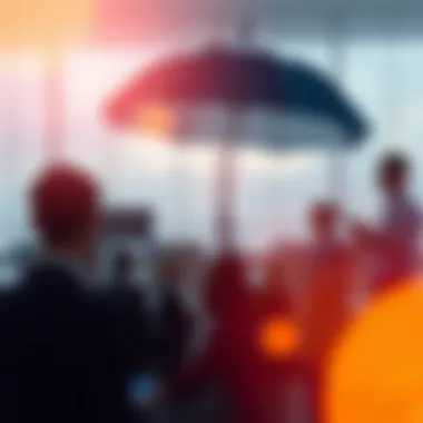 Interconnected Business Ventures An abstract representation of business ventures interconnected under a single umbrella